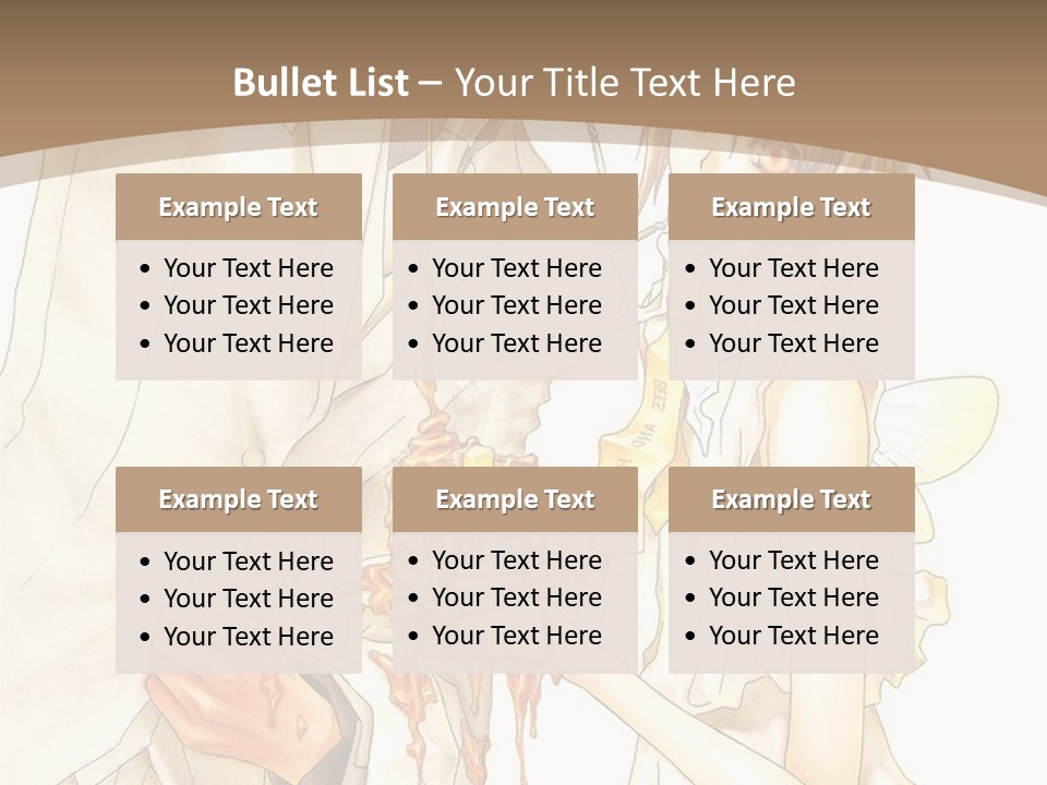 A Man And Woman Holding A Cake In Their Hands PowerPoint Template