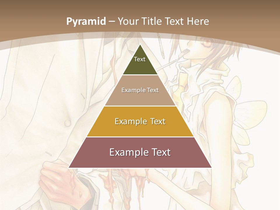 A Man And Woman Holding A Cake In Their Hands PowerPoint Template