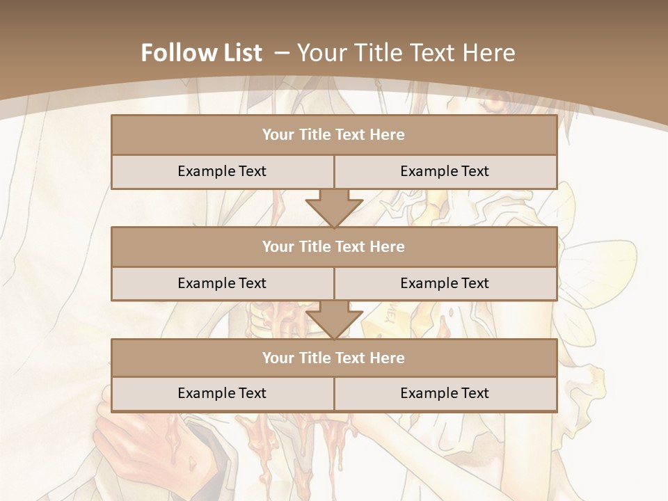 A Man And Woman Holding A Cake In Their Hands PowerPoint Template