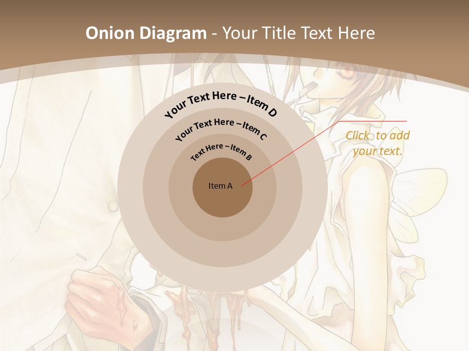 A Man And Woman Holding A Cake In Their Hands PowerPoint Template