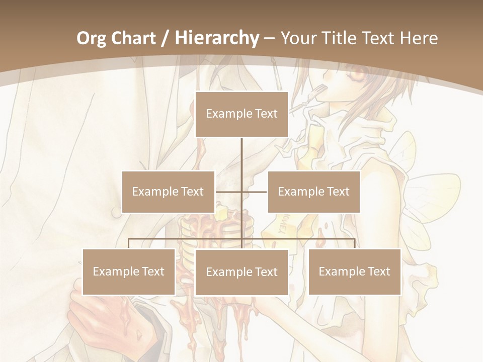 A Man And Woman Holding A Cake In Their Hands PowerPoint Template