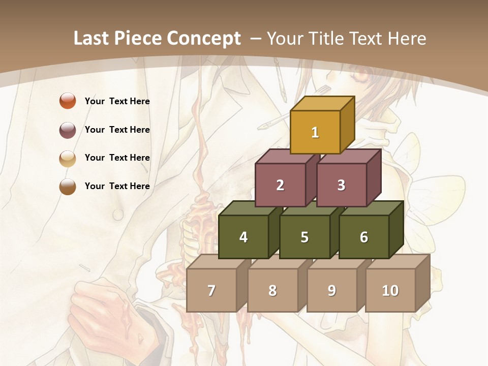 A Man And Woman Holding A Cake In Their Hands PowerPoint Template