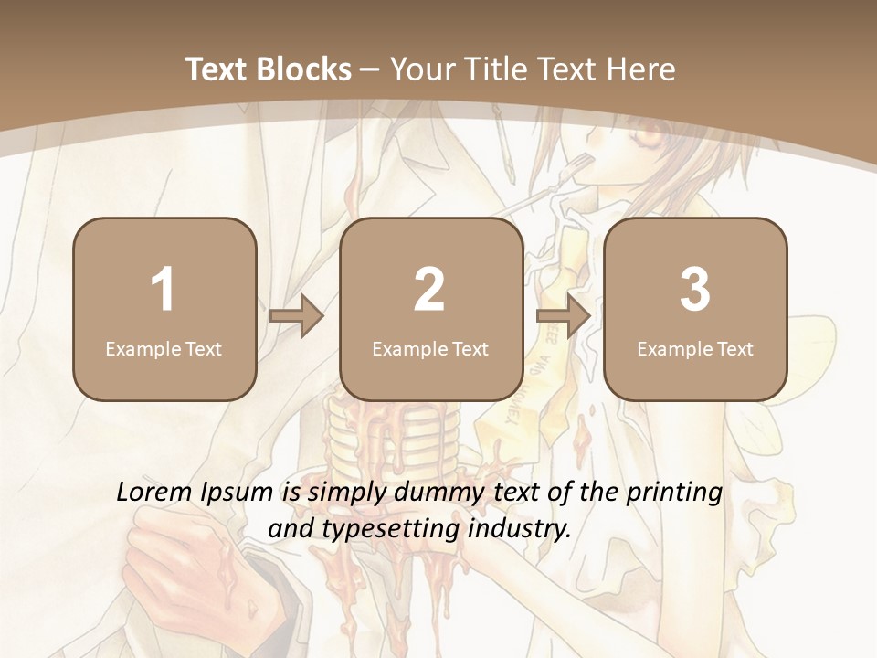 A Man And Woman Holding A Cake In Their Hands PowerPoint Template