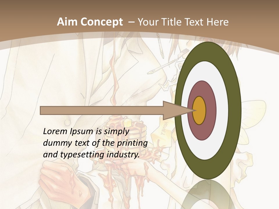 A Man And Woman Holding A Cake In Their Hands PowerPoint Template