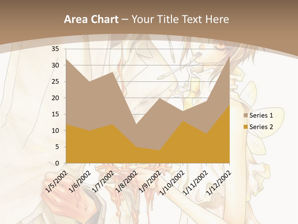 A Man And Woman Holding A Cake In Their Hands PowerPoint Template