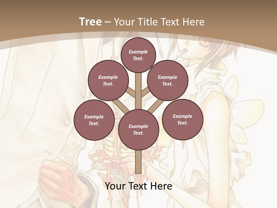 A Man And Woman Holding A Cake In Their Hands PowerPoint Template