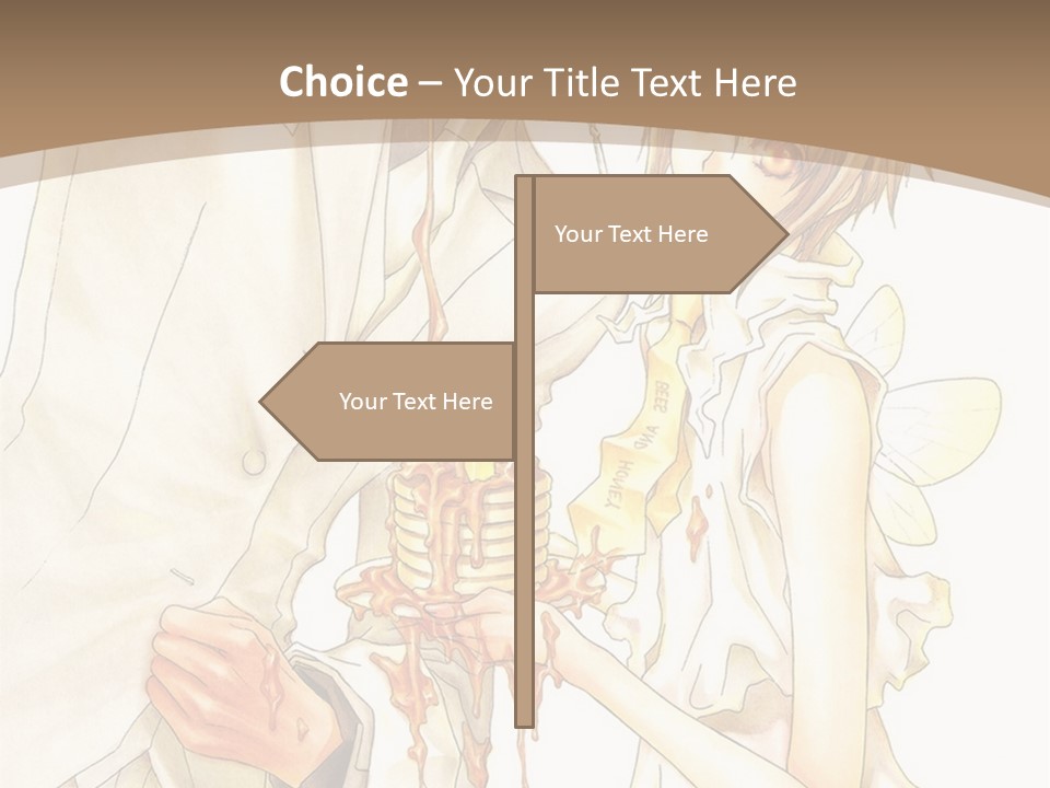 A Man And Woman Holding A Cake In Their Hands PowerPoint Template