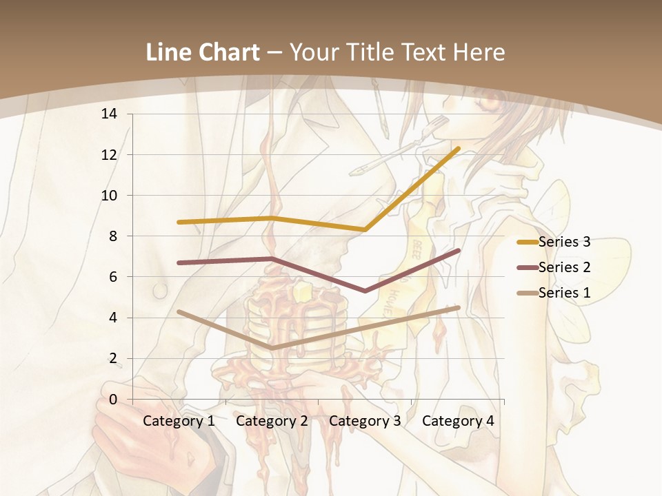 A Man And Woman Holding A Cake In Their Hands PowerPoint Template