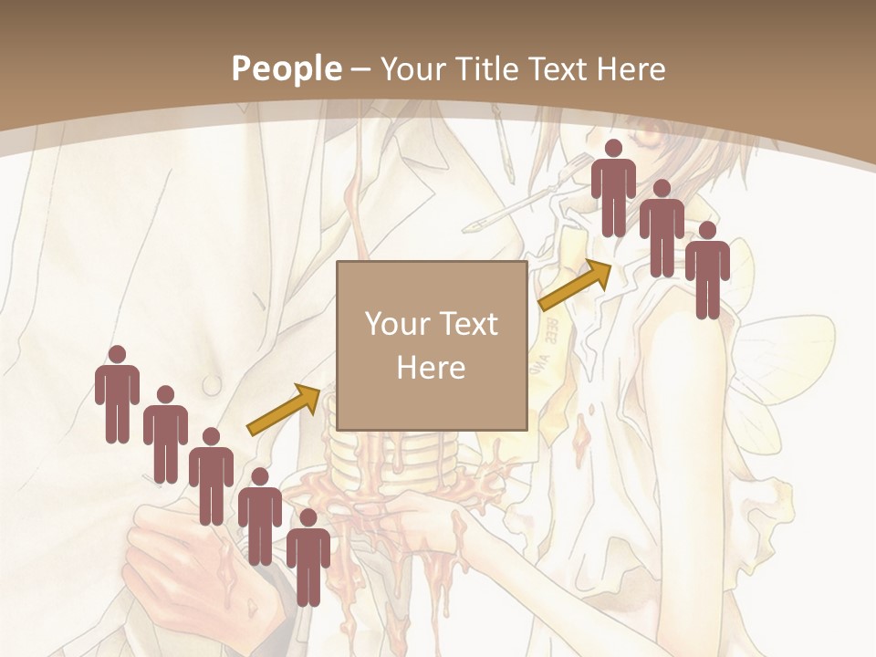 A Man And Woman Holding A Cake In Their Hands PowerPoint Template