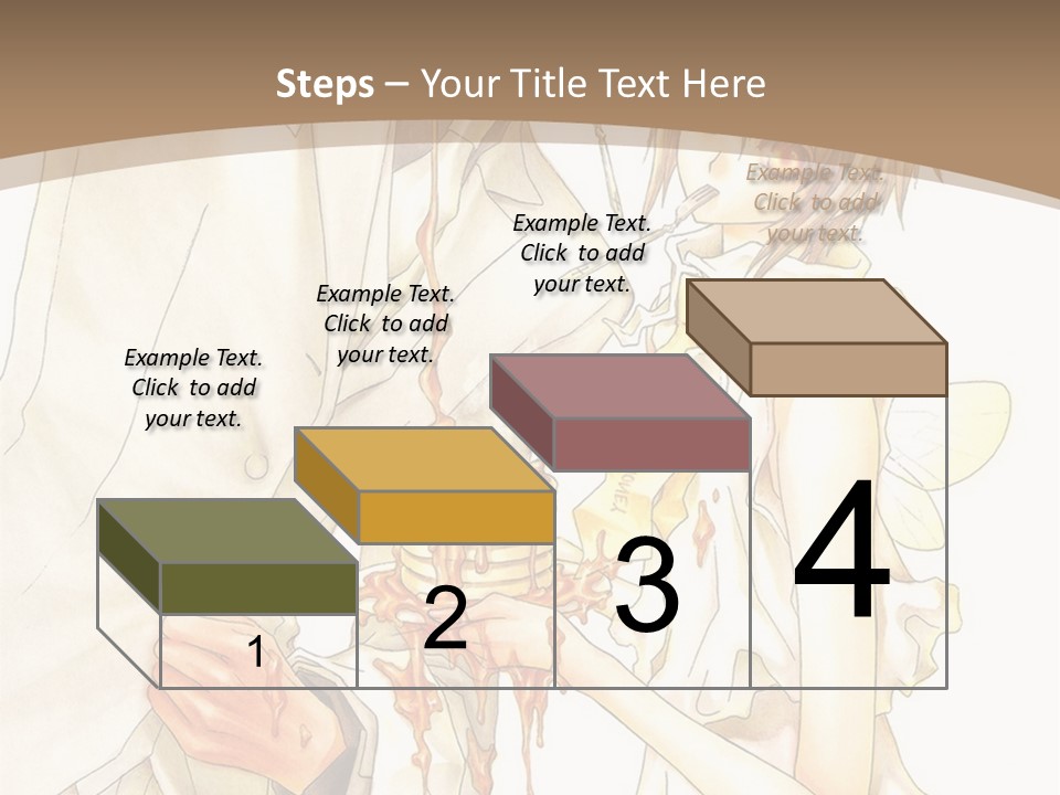 A Man And Woman Holding A Cake In Their Hands PowerPoint Template