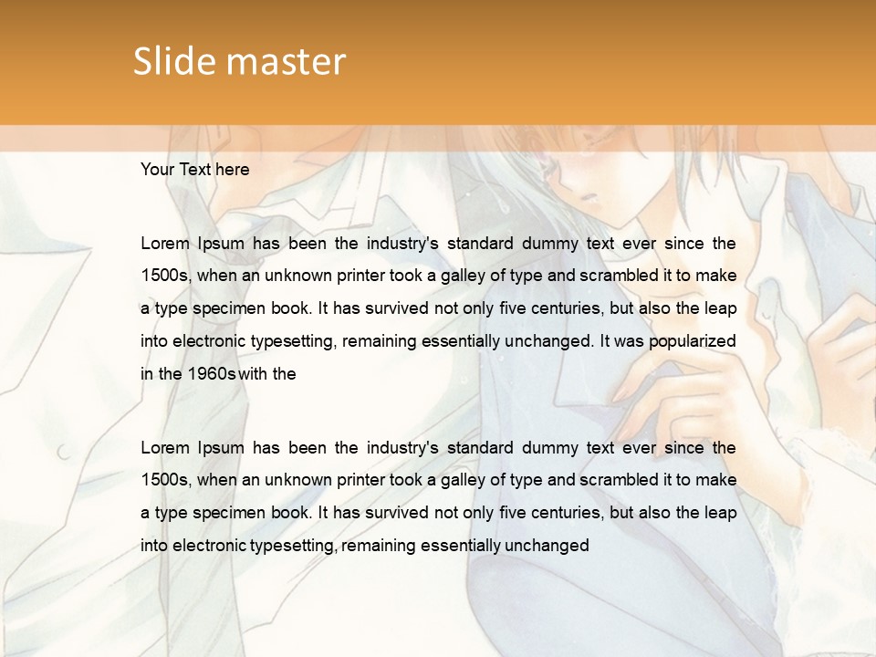 A Couple Of People That Are Hugging Each Other PowerPoint Template