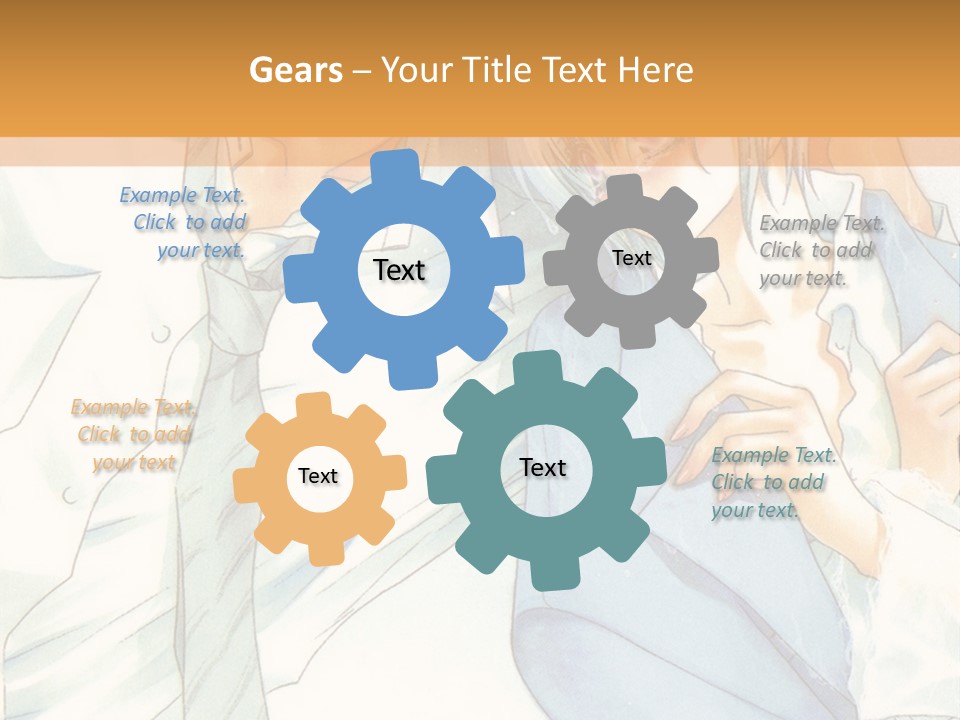 A Couple Of People That Are Hugging Each Other PowerPoint Template