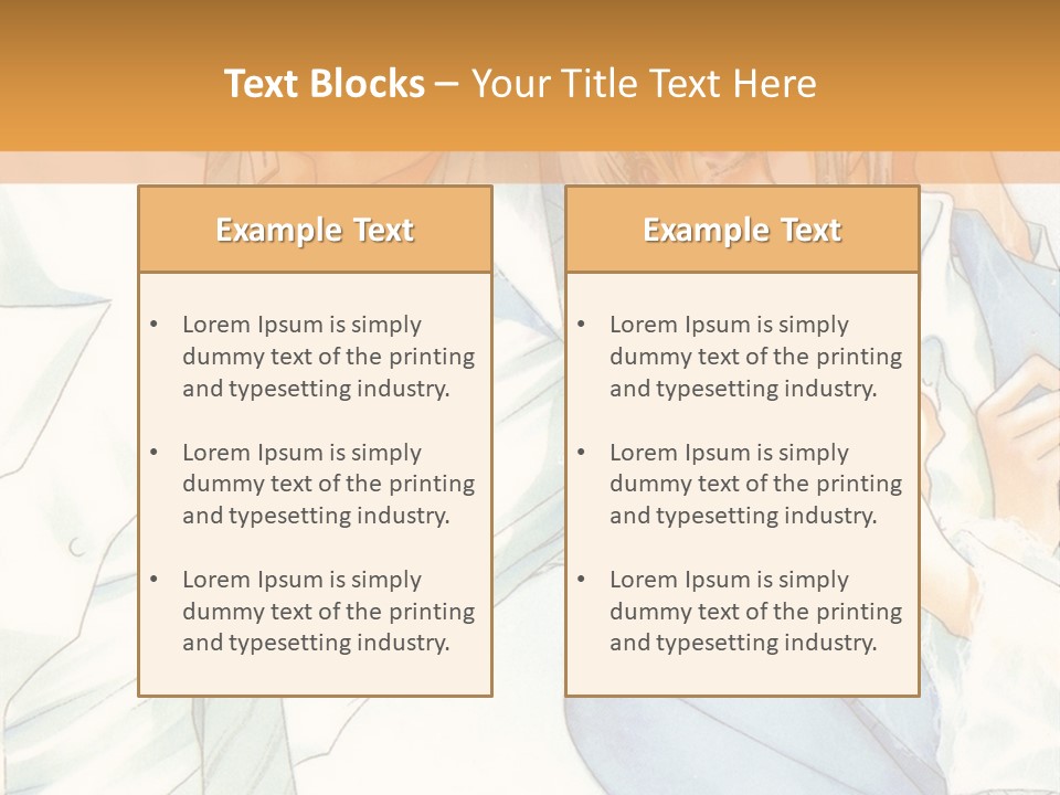 A Couple Of People That Are Hugging Each Other PowerPoint Template