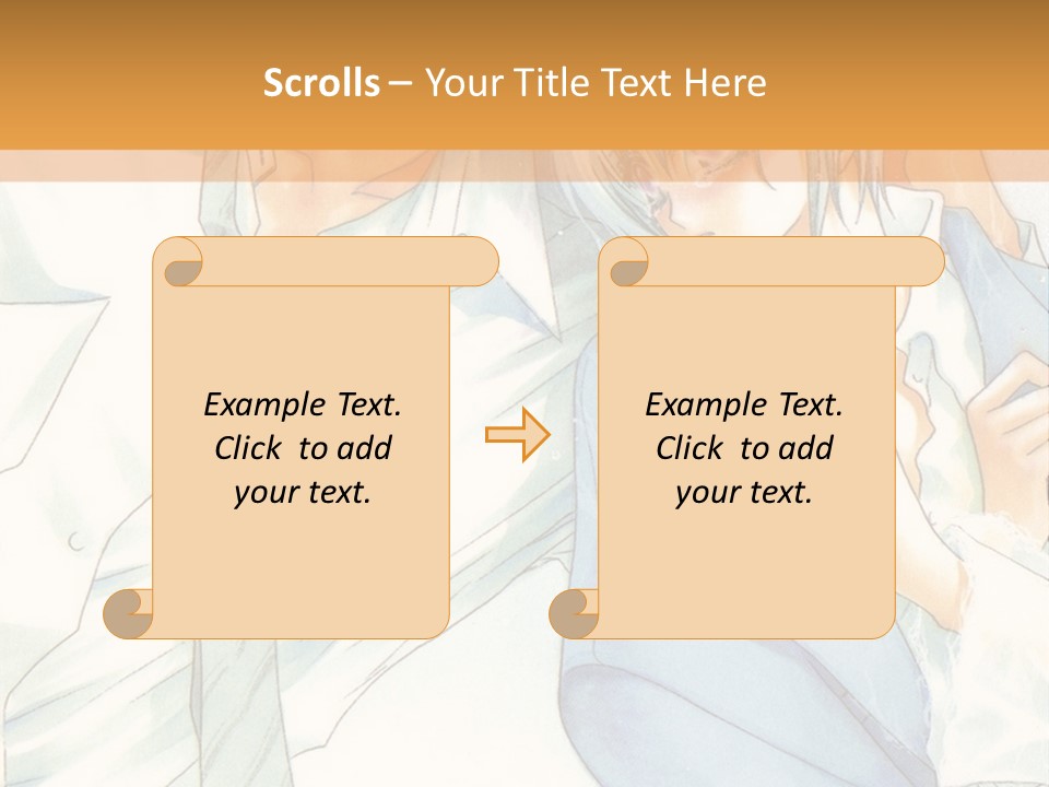 A Couple Of People That Are Hugging Each Other PowerPoint Template