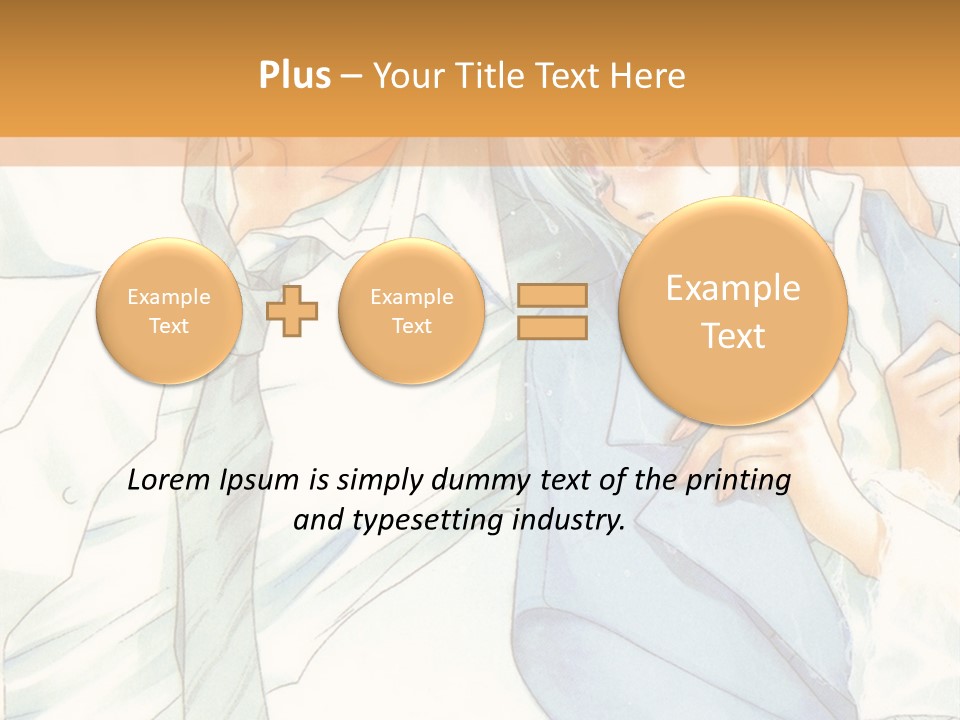 A Couple Of People That Are Hugging Each Other PowerPoint Template