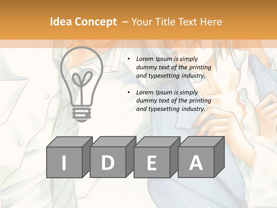 A Couple Of People That Are Hugging Each Other PowerPoint Template