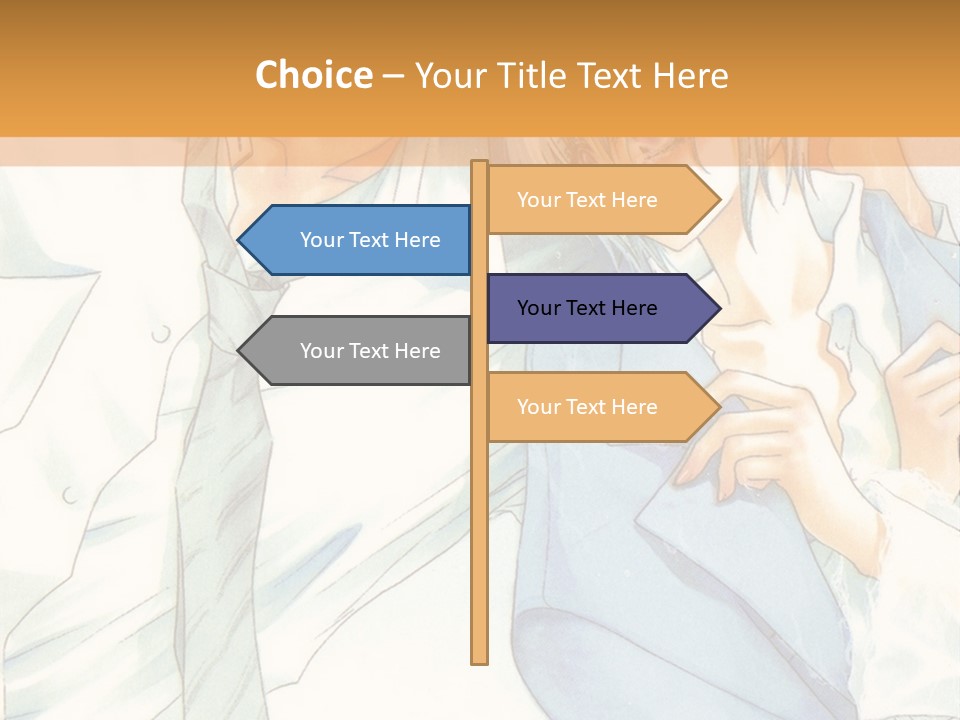 A Couple Of People That Are Hugging Each Other PowerPoint Template