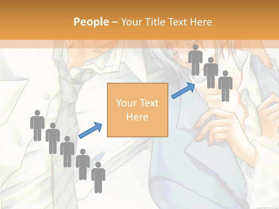 A Couple Of People That Are Hugging Each Other PowerPoint Template