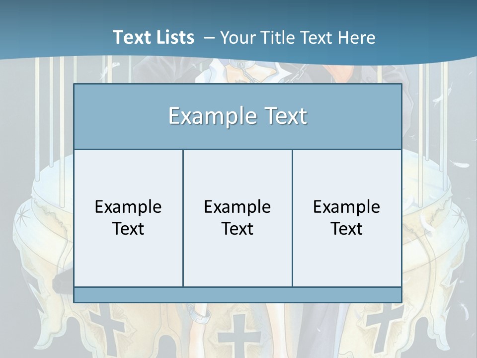 A Man And A Woman Sitting On A Bench PowerPoint Template