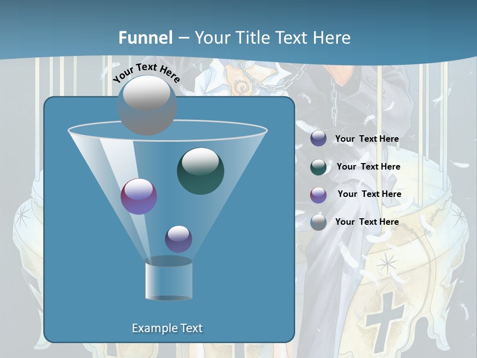 A Man And A Woman Sitting On A Bench PowerPoint Template