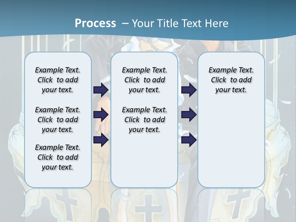 A Man And A Woman Sitting On A Bench PowerPoint Template
