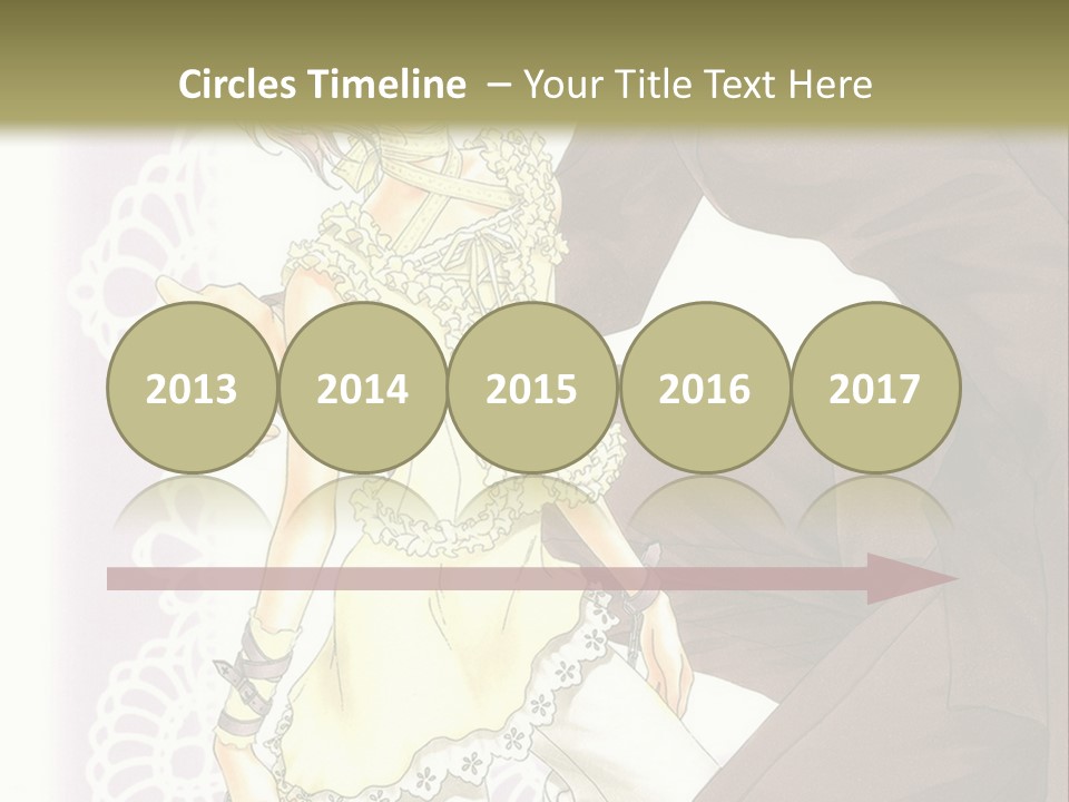 A Man And A Woman Kissing In Front Of A Green Background PowerPoint Template