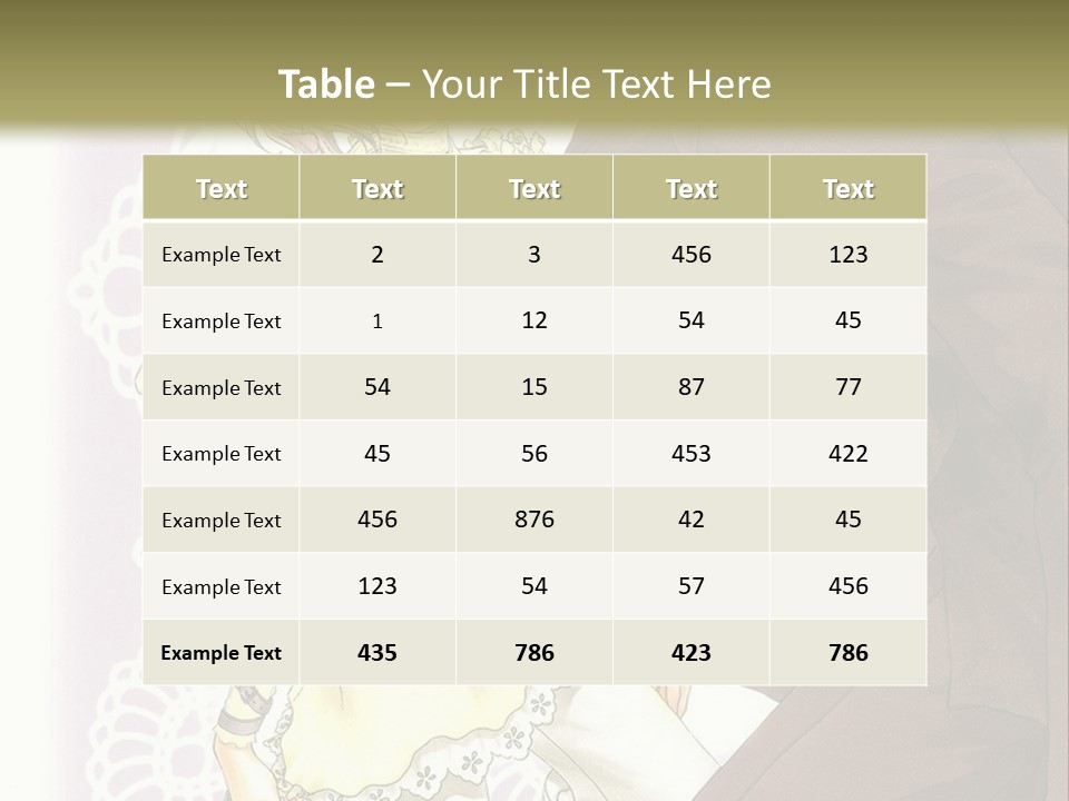 A Man And A Woman Kissing In Front Of A Green Background PowerPoint Template
