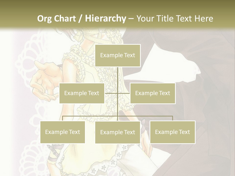 A Man And A Woman Kissing In Front Of A Green Background PowerPoint Template