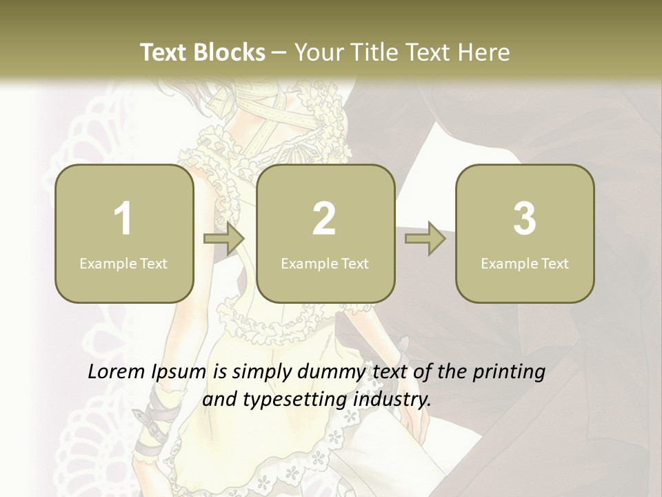 A Man And A Woman Kissing In Front Of A Green Background PowerPoint Template