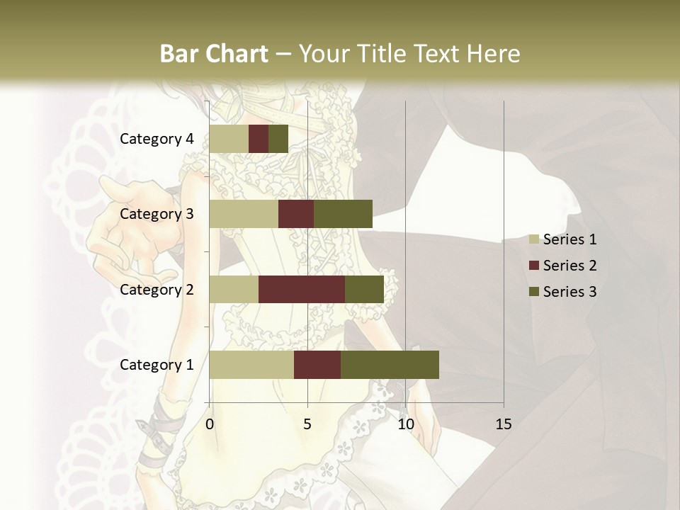 A Man And A Woman Kissing In Front Of A Green Background PowerPoint Template