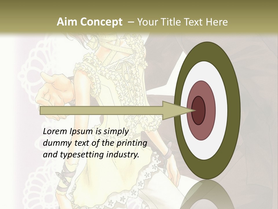 A Man And A Woman Kissing In Front Of A Green Background PowerPoint Template