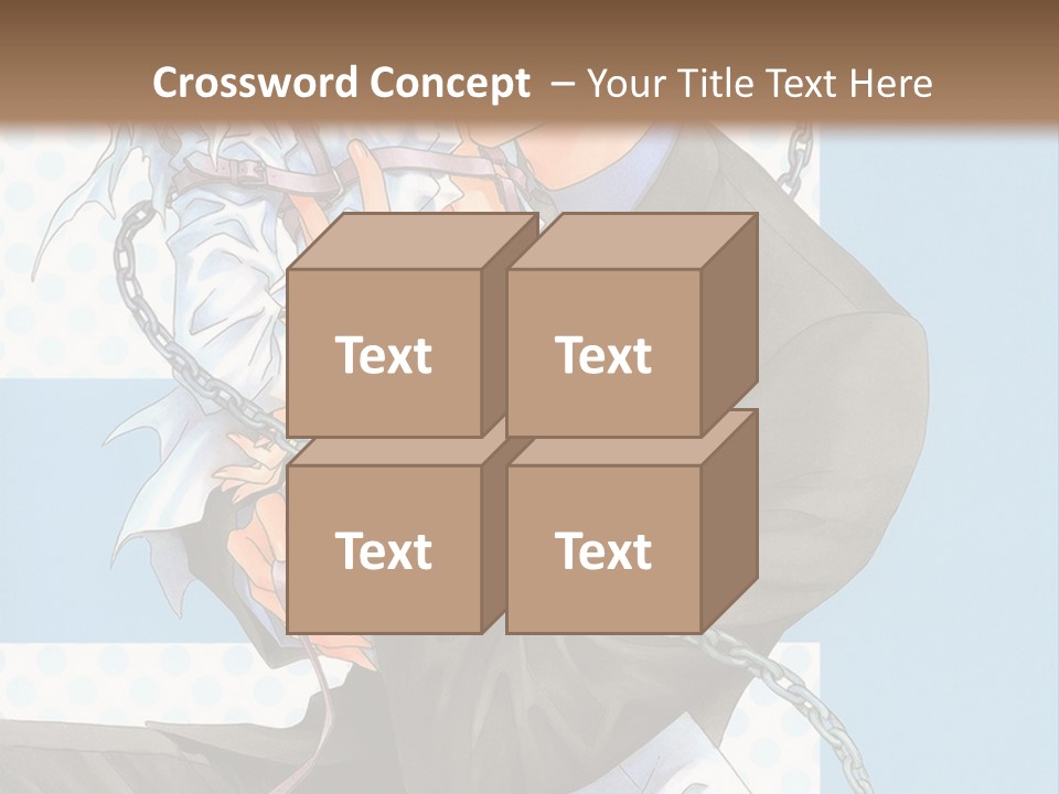 A Couple Of Anime Characters Holding Each Other PowerPoint Template