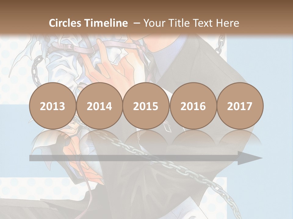 A Couple Of Anime Characters Holding Each Other PowerPoint Template