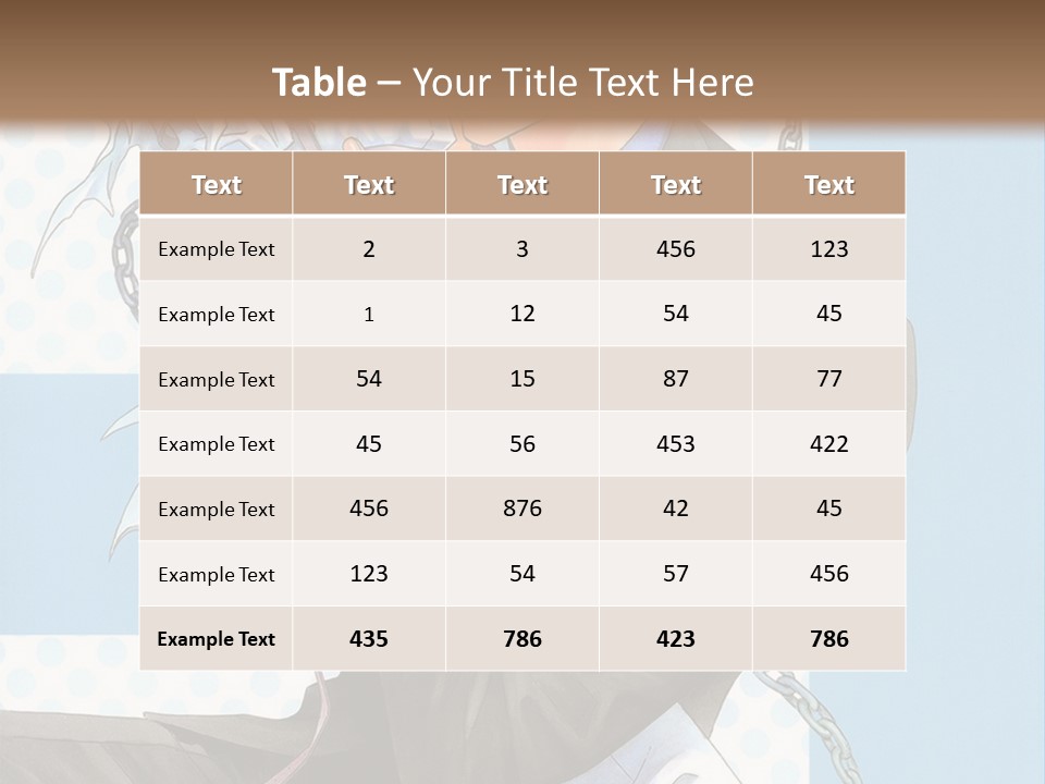 A Couple Of Anime Characters Holding Each Other PowerPoint Template