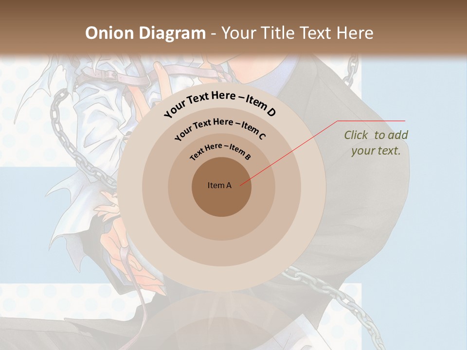 A Couple Of Anime Characters Holding Each Other PowerPoint Template