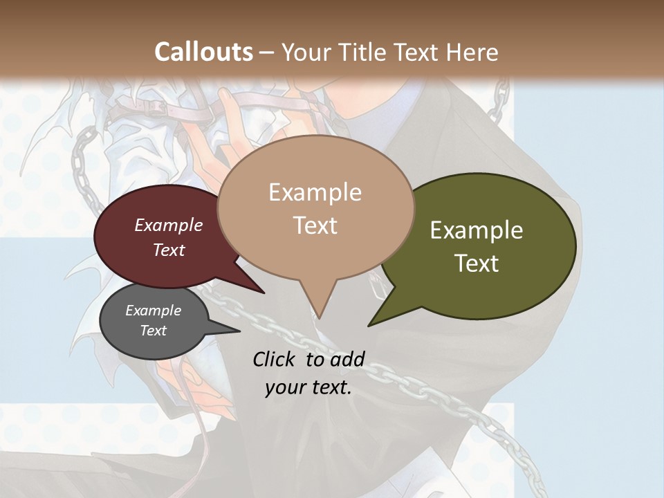 A Couple Of Anime Characters Holding Each Other PowerPoint Template