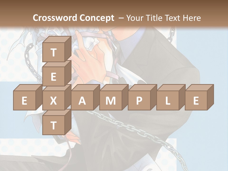 A Couple Of Anime Characters Holding Each Other PowerPoint Template