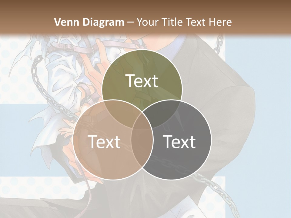 A Couple Of Anime Characters Holding Each Other PowerPoint Template