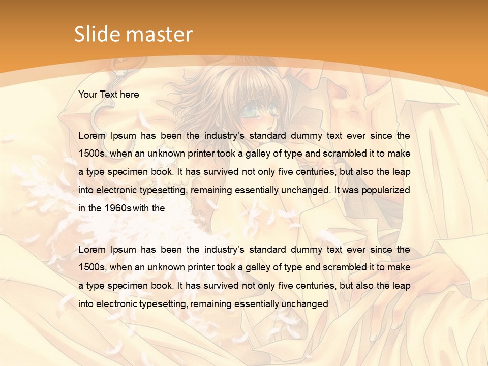 A Man And A Woman Laying In Bed Together PowerPoint Template