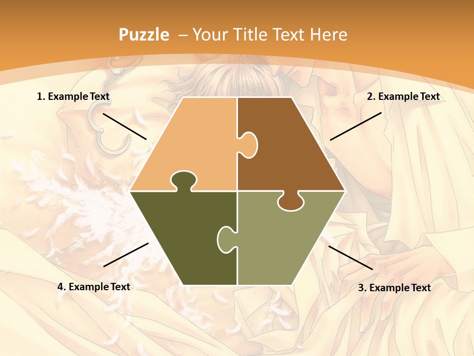 A Man And A Woman Laying In Bed Together PowerPoint Template