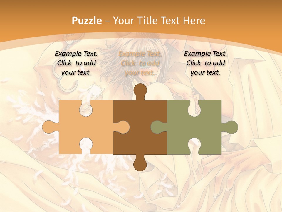 A Man And A Woman Laying In Bed Together PowerPoint Template