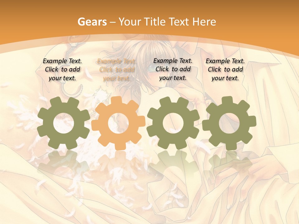 A Man And A Woman Laying In Bed Together PowerPoint Template