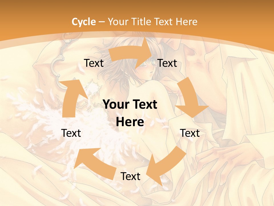 A Man And A Woman Laying In Bed Together PowerPoint Template