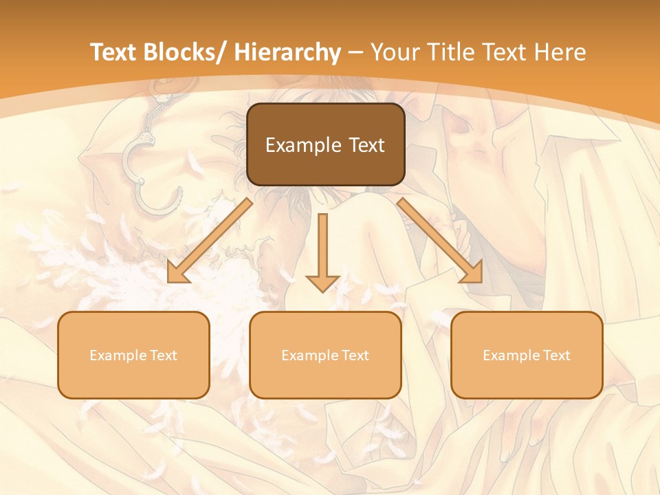A Man And A Woman Laying In Bed Together PowerPoint Template