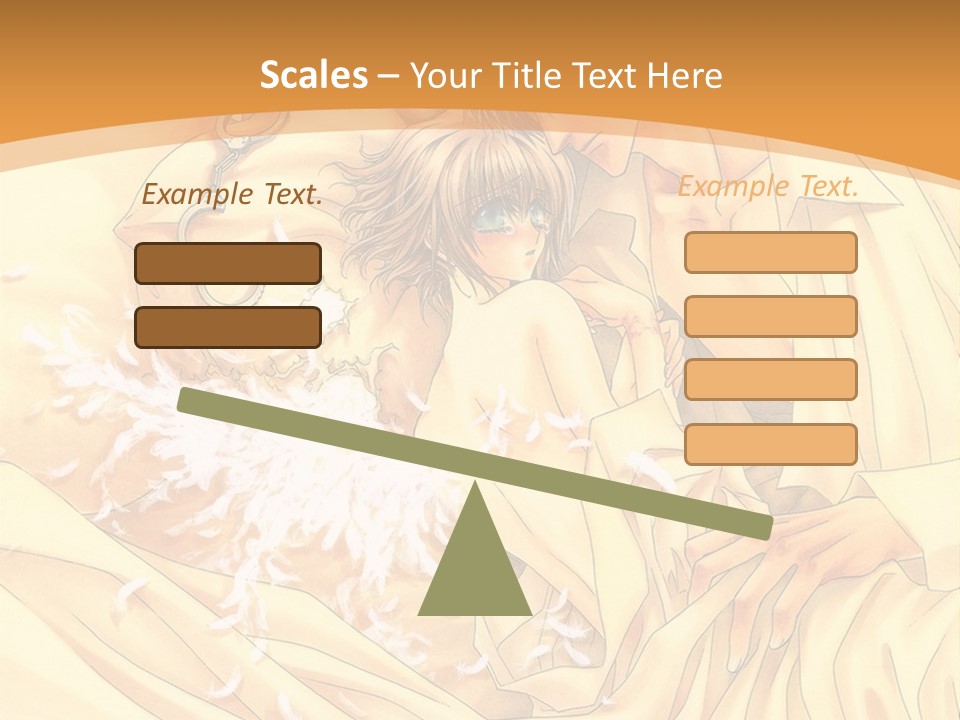 A Man And A Woman Laying In Bed Together PowerPoint Template