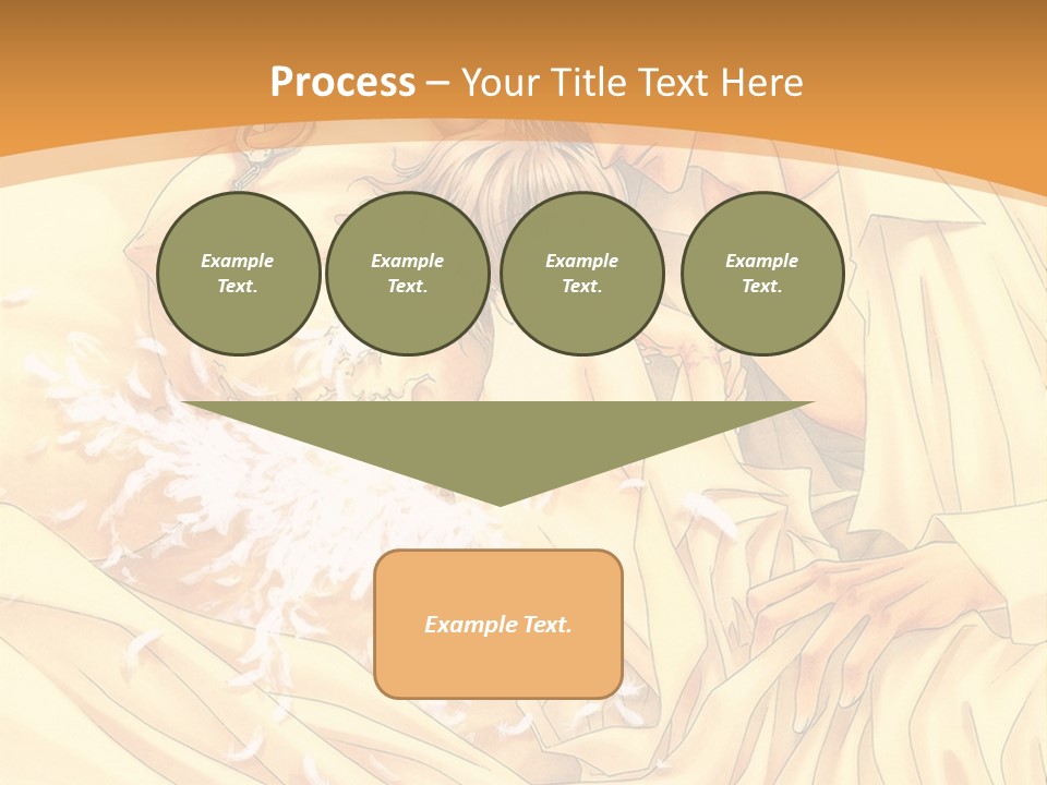 A Man And A Woman Laying In Bed Together PowerPoint Template