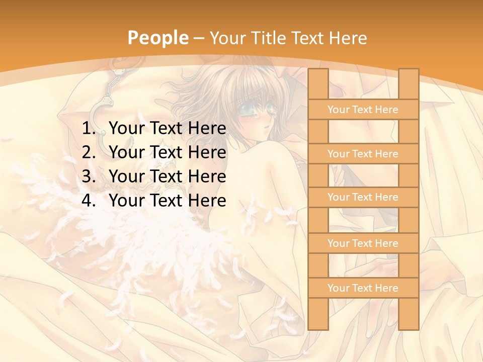 A Man And A Woman Laying In Bed Together PowerPoint Template