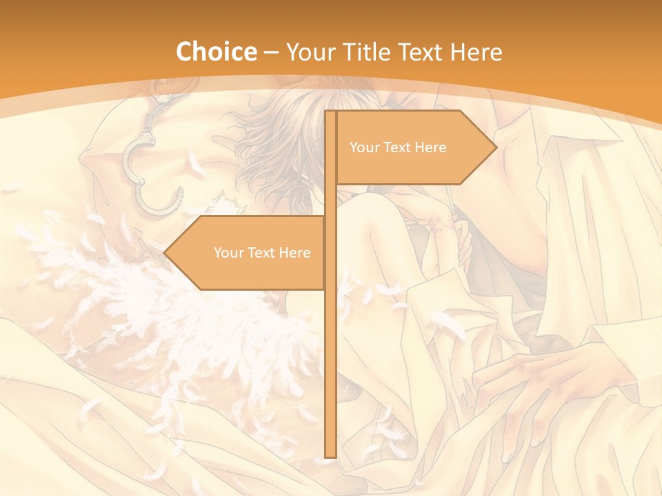 A Man And A Woman Laying In Bed Together PowerPoint Template