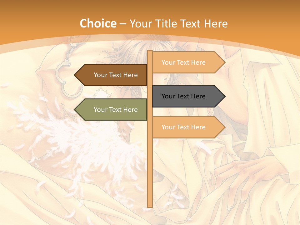 A Man And A Woman Laying In Bed Together PowerPoint Template