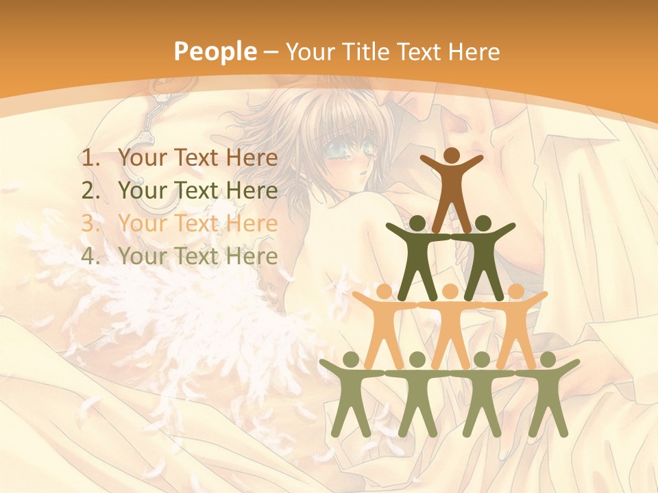 A Man And A Woman Laying In Bed Together PowerPoint Template